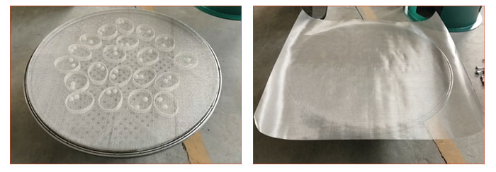 食品振動篩篩網(wǎng)安裝步驟1,將篩網(wǎng)平方到子母網(wǎng)架上