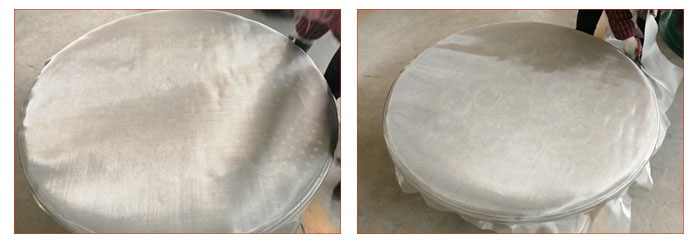 食品振動篩篩網(wǎng)安裝步驟2,利用束環(huán)將篩網(wǎng)固定在網(wǎng)架上,并將篩網(wǎng)拉緊。