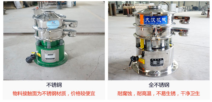 小型圓形篩做工采用:內外拋光的制作方法,能夠保證產品的干凈。